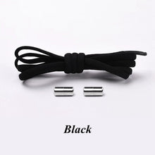Load image into Gallery viewer, 1Pair No tie Shoelaces Round Elastic Shoe Laces For Kids and Adult Sneakers Shoelace Quick Lazy Laces 19 Color Shoestrings