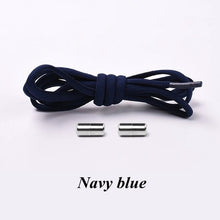 Load image into Gallery viewer, 1Pair No tie Shoelaces Round Elastic Shoe Laces For Kids and Adult Sneakers Shoelace Quick Lazy Laces 19 Color Shoestrings
