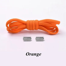 Load image into Gallery viewer, 1Pair No tie Shoelaces Round Elastic Shoe Laces For Kids and Adult Sneakers Shoelace Quick Lazy Laces 19 Color Shoestrings