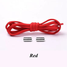 Load image into Gallery viewer, 1Pair No tie Shoelaces Round Elastic Shoe Laces For Kids and Adult Sneakers Shoelace Quick Lazy Laces 19 Color Shoestrings
