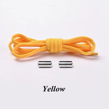 Load image into Gallery viewer, 1Pair No tie Shoelaces Round Elastic Shoe Laces For Kids and Adult Sneakers Shoelace Quick Lazy Laces 19 Color Shoestrings