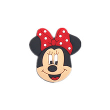 Load image into Gallery viewer, Single Sale 1pc PVC Shoe Charms Cartoon Mickey Minnie Lollipop Batman Shoe Buckle Decoration for croc jibz Kids Party X-mas Gift