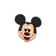 Load image into Gallery viewer, Single Sale 1pc PVC Shoe Charms Cartoon Mickey Minnie Lollipop Batman Shoe Buckle Decoration for croc jibz Kids Party X-mas Gift